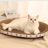 Chat rond griffoir salon lit canapé Durable recycler bol carton chat grattoir pour la Protection des meubles