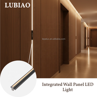 Lumière LED intégrée pour panneaux muraux de 18 mm avec installation dissimulée, design à ligne lumineuse unique YB3004-41