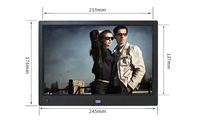 2024 New 10 Inch English Mp3 Mp4 Video Loop Blue Film Advertising Player 10 Inch Digital Photo Picture Frames