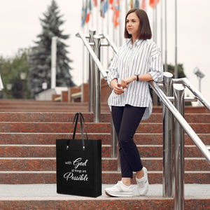 กระเป๋าช้อปปิ้งผ้าสักหลาดขนาดใหญ่ รับผลิตตามสั่ง พร้อมสกรีนโลโก้ เป็นมิตรกับสิ่งแวดล้อม  กระเป๋าถือสีสันสดใส - Product Image 6