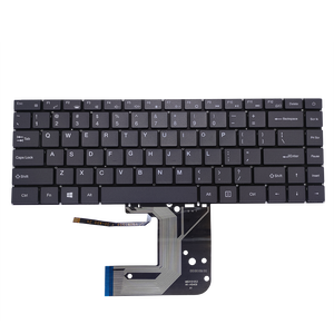US-amerikanische Laptop-Tastatur mit Hintergrundbeleuchtung, F3 Mute-Taste, für XK-HS409 MB3151053 D0K-V6311E <span class=keywords><strong>BMAX</strong></span> YU141, neu, grau - Product Image 1