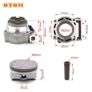 Kit de cylindre NC300S Pièces de moteur de moto Bloc-cylindres Piston Bague de piston Joint pour ZONGSHEN 300CC KAYO BSE - Product Image 2