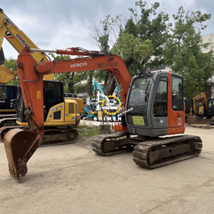 เครื่องจักรก่อสร้างมือสอง Hitachi ZX 75US รถขุดขนาดเล็ก ใช้งานน้อย ยอดนิยม รุ่น ZX55 ZX60 ZX70 ZX75US - Product Image 3