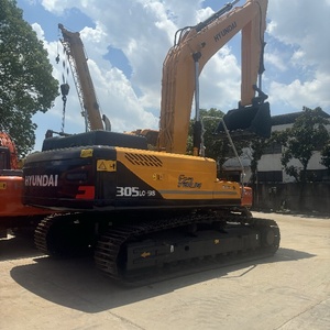 La mejor venta de excavadora original Hyundai usada 305LC-9T máquina de orugas pesada Cummins Engine 30 toneladas Origen de Corea gran oferta Shanghai - Product Image 5
