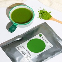 Private Label Metalli sierte laminierte Heiß siegel ung Kunststoff Kräuter flach verpackung Leere Teebeutel Sachet Plastique mit Riss