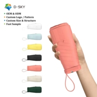 Parapluie de voyage pliable personnalisé avec logo, cadre renforcé anti-inversion, parapluie imperméable pour OEM, vente en gros, personnalisation