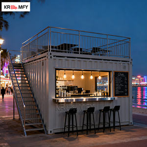 Conteneur de conception pour café-bar, restaurant et livraison de jus, avec cuisine, pour snacks et frites, en fibre de verre et aluminium - Product Image 4