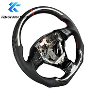 Volant en fibre de carbone chauffant à LED forgé amélioré pour Mazda Speed 3 6 CX4 CX5 CX8 CX9 MX5 CX30 CX50 CX90 2019 2020