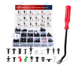 חם Saling 425 חתיכות רכב אוטומטי לדחוף סיכה מסמרת Trim לוח קליפ ערכת עם 1 כלים - Product Image 5