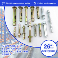 Rack Shelf Fastening Septal Support Tube Customizable M2 M12 M8 M6 Through Bolt Pin for Railway Industry