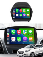 Navifly Radio mobil layar sentuh, Radio mobil bawaan, Stereo mobil Android Auto X1 X2 untuk Hyundai IX35, mendukung BT DSP GPS, dapat ditarik