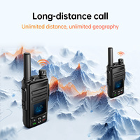 Gran Oferta: Walkie Talkie 4G con SIM, WIFI, GPS, PTT Real + Radio con Tarjeta SIM Android, Comunicación Global, Señal Activa de Internet 4G