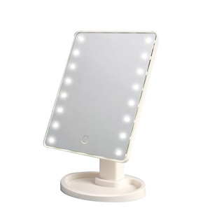 <span class=keywords><strong>Espejo</strong></span> de maquillaje LED <span class=keywords><strong>con</strong></span> pantalla táctil plegable portátil, <span class=keywords><strong>espejo</strong></span> cosmético de brillo, <span class=keywords><strong>espejo</strong></span> de mesa - Product Image 1