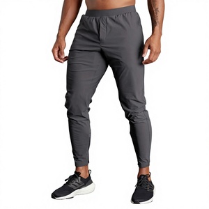 Pantalon de jogging droit léger décontracté taille mi-haute pour homme, idéal pour l'entraînement en extérieur et le fitness - Product Image 1