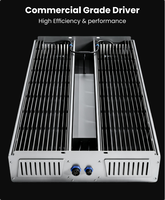 Solution LED pour serre commerciale 800W/1000W, spectre complet R5/R7, lumière de croissance IP65, canal unique