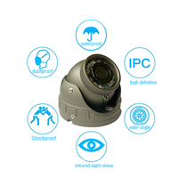 Firecore H-01 dôme réduction du bruit microphone ordinateur usb caméra fish eye caméra de voiture dans la caméra de surveillance du véhicule