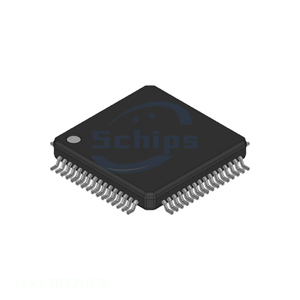 Composants électroniques de circuit logique MAX3832UCB 64 TQFP à contacts apparents, CI BOM en stock - Product Image 1