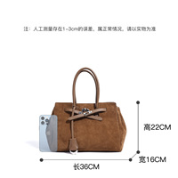 Nouvelle Collection Printemps/Été 2026 – Sac à Bandoulière en Cuir Véritable Grande Capacité, Design Original, Fermeture Ouverte, pour Femme Mature et Élégante