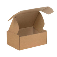 Emballage personnalisé et impression de logo verpackung carton paquet d'expédition carton d'emballage boîtes postales noires pour l'emballage