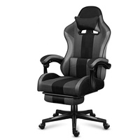 Anji Professional Gamer Chair Pro Black Home Lift Swivel E-Sports Racing Desk Fauteuil de jeu avec repose-pieds et massage