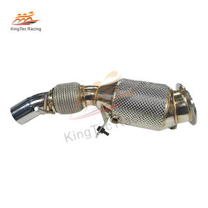 Tuyau d'échappement N20 Downpipe pour <span class=keywords><strong>BMW</strong></span> Série 4 catted F30 <span class=keywords><strong>320i</strong></span> 320xi 328i 328xi Bouclier thermique avec catalyseur à 200 cellules - Product Image 3