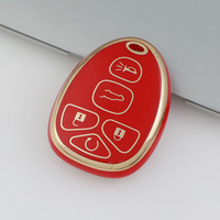 Casing Kunci Mobil OEM Soft TPU untuk Buick GL8 Enam Tombol Smart Fob Anti Gores Pelindung Grosir