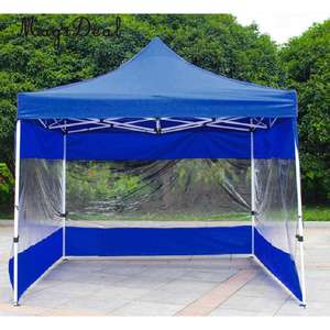 Carpa de Acero Resistente, Carpa Plegable de <span class=keywords><strong>3x3</strong></span>, Carpa de 10' x 10', Gazebo <span class=keywords><strong>con</strong></span> <span class=keywords><strong>Paredes</strong></span> y Ventana - Product Image 6