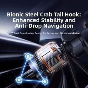 UGREEN LP816 supporto per telefono per auto supporto per braccio oscillante attacco per presa d'aria supporto per telefono per auto morsetto più ampio supporto per telefono cellulare presa d'aria - Product Image 2