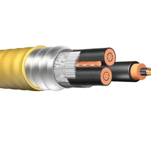 MC-HL Armored Cable 3 conductors EPR/PVC 15kv 133% with 1 bare ground