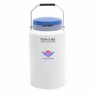 Conteneurs LN2 haute résistance YDH-6-80 6L d'azote liquide de flacon de Dewar d'expéditeur sec pour le stockage d'embryons congelés - Product Image 4