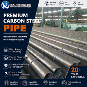 Tubería de Acero al Carbono Recocida API 5L Gr.B A53 Gr.B Pretratada de 48.3mm 2mm Sch160 DIN 1626 para Construcción de Puentes - Product Image 1