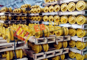 Ролик опорный D4c D4e D4d <span class=keywords><strong>D5</strong></span> D5h D6c D6h D6d D6e, Запчасти для спецтехники, Ролик опорный для бульдозера, Запчасть ходовой части экскаватора - Product Image 2