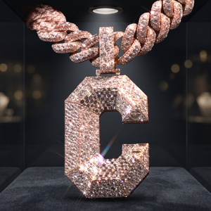 จี้เพชร RB Gems สไตล์โกธิคสุดหรู ดีไซน์ดาร์ก สำหรับทุกเพศ ประดับด้วยโมอิสซาไนต์สีดำ พร้อมสายเงิน ประดับด้วยเพชรแล็บโกรว์ เหมาะสำหรับเป็นของขวัญในงานปาร์ตี้ - Product Image 1