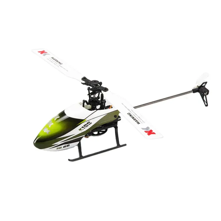 Helikopter Speelgoed K100 Alloy 6ch Enkele Paddle Afstandsbediening Speelgoed Helikopter Model Zonder Rolroeren Voor Kinderen Rc Hobby