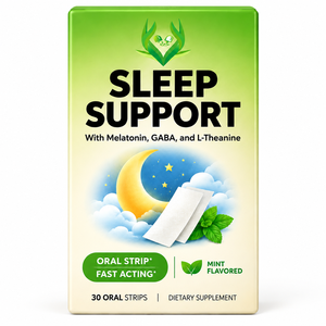 Vente directe usine : Bandelettes orales de mélatonine et vitamine B6 pour un sommeil réparateur et durable – Bandelettes fines de mélatonine pour le sommeil - Product Image 1