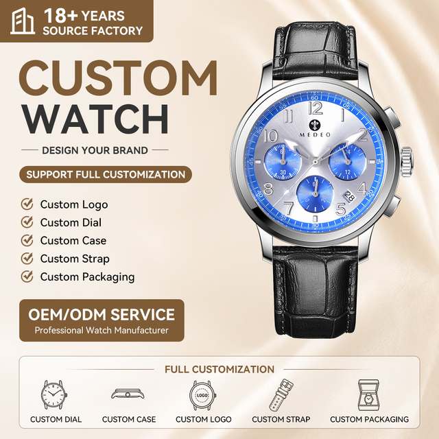 Factory Custom Stainless Steel Men's Luminous Watches Luxury Quartz Watch for Men Date Speed Chronograph Wristwatch