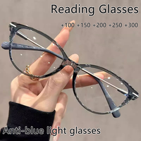 Fabrication sur mesure de lunettes de lecture vintage à monture intégrale avec logo personnalisé, de haute qualité, style œil de chat, anti-lumière bleue pour ordinateur.
