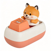 Switch Clicker LED Light-up Acrylic Custom Design Stress Relief Toy for Fidgeting Portable Lightweight Fun Accessory Keycap