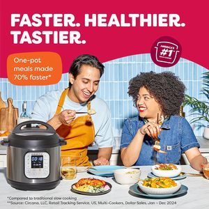 Autocuiseur Électrique Multifonction 7-en-1 <span class=keywords><strong>Pot</strong></span> <span class=keywords><strong>Duo</strong></span> : Cuiseur Lent, Cuiseur à Riz, Cuiseur Vapeur, Sauteuse, Yaourtière, Réchauffeur, Stérilisateur, avec Application 800 - Product Image 2