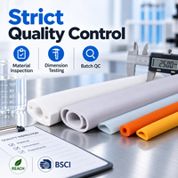 Tuyau en silicone coloré sur mesure OEM, à paroi épaisse, flexible et creux, pour la protection des équipements industriels, des appareils et des composants