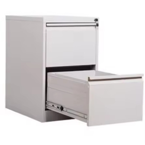 Nhỏ dọc 2 ngăn kéo thép Tủ hồ sơ với chìa khóa lõm xử lý câm trượt tải mạnh mẽ cho bệnh viện - Product Image 6