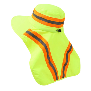 Sombrero DE SEGURIDAD reflectante grande para exteriores con cara de ala ancha y protección UV para pescadores - Product Image 4