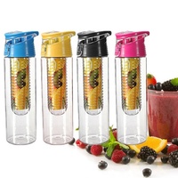 Bouteille d'eau Madou 700 ml en Tritan sans BPA avec fonction de consommation directe, bouteille de boisson infusée aux fruits écologique unisexe