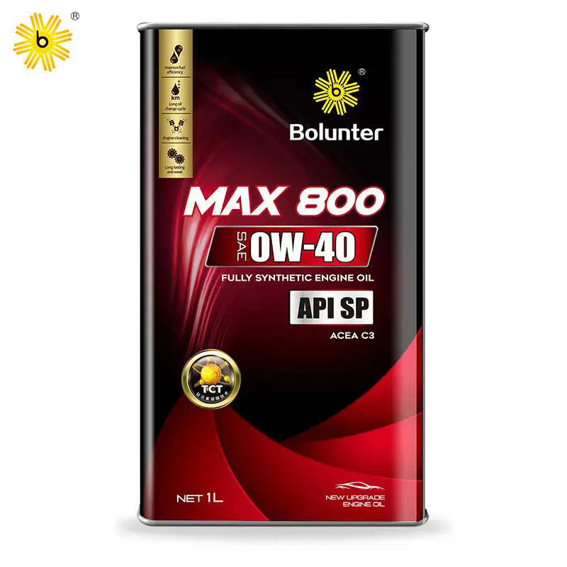 Bolunter Brand Max800 0W40 Moly Fully Synthetic Diesel Engine Oil Liqui Import vehicle lubricating car automobile Engine Oil