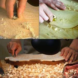 5 uds Mini cepilladora de madera violín juego de cepilladora de pulgar 8/12/14/16/18mm ancho de hoja latón Luthier herramienta para DIY violín <span class=keywords><strong>viola</strong></span> violoncello - Product Image 4