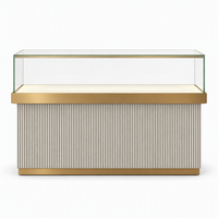 Ensemble de vitrines de présentation de bijoux sur mesure avec éclairage LED pour les magasins de détail et les projets d'aménagement de boutiques