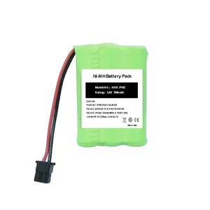 Uniden TRU8888 BT909 GP60AAAH3BMS 용 3.6V 700mAh Ni-MH 배터리 팩 HHR-P102 P-P102 TYPE 22 무선 전화 교체 배터리