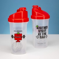Bouteilles de shaker de protéines en plastique PP de qualité alimentaire sans BPA, 700 ml/500 ml, pour le sport en plein air, avec filtre en maille