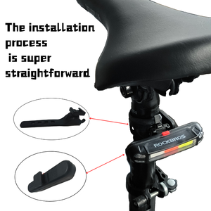 <span class=keywords><strong>ROCKBROS</strong></span>高亮度防水USB充电持久电池背带样式三色尾灯 - Product Image 4