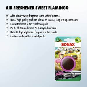 น้ำหอมปรับอากาศกลิ่นฟลามิงโก้แบบขายส่ง 1 ชิ้น กลิ่นหอมโดดเด่นและน่ารับประทานสำหรับรถยนต์ - Product Image 2